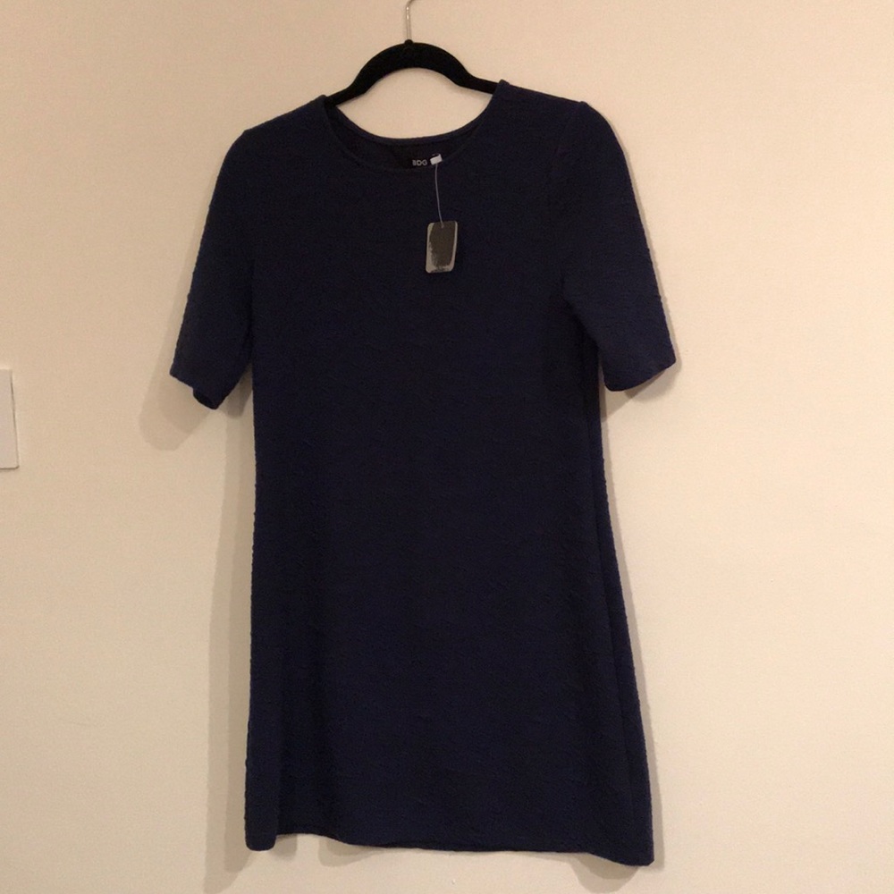 Urban Outfitters Navy Blue Shift Dress